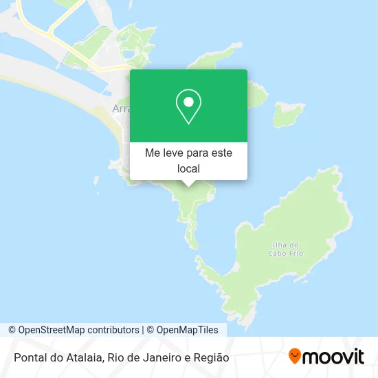 Pontal do Atalaia mapa