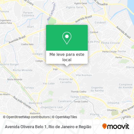 Avenida Oliveira Belo 1 mapa