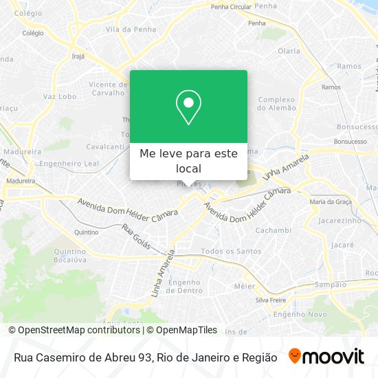 Rua Casemiro de Abreu 93 mapa