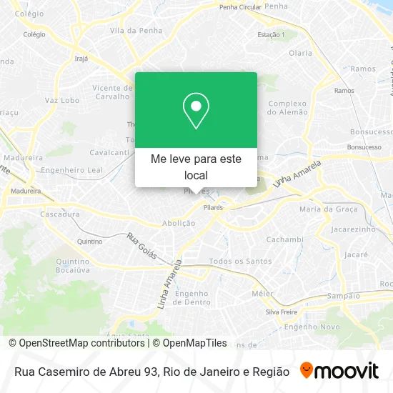 Rua Casemiro de Abreu 93 mapa