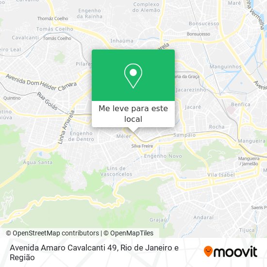 Avenida Amaro Cavalcanti 49 mapa
