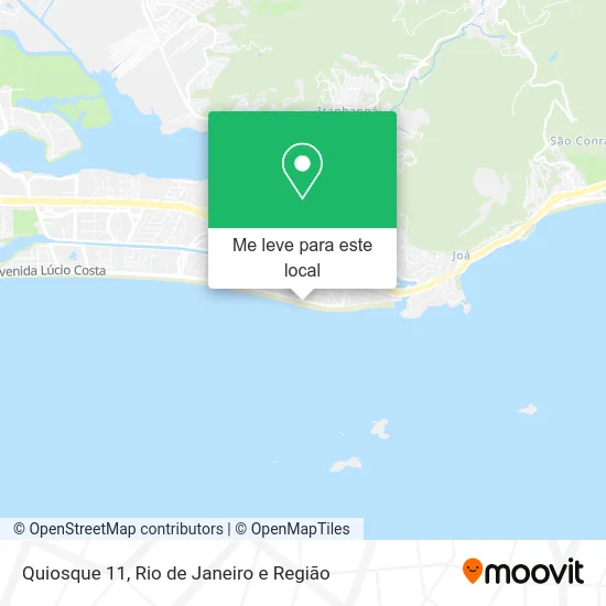 Quiosque 11 mapa