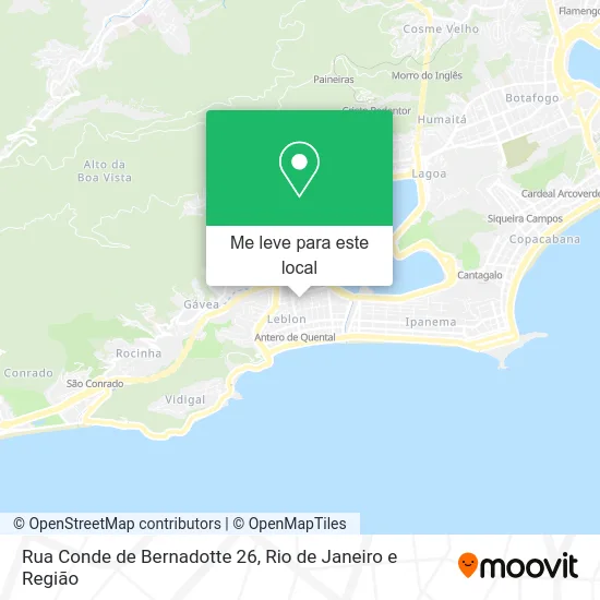 Rua Conde de Bernadotte 26 mapa