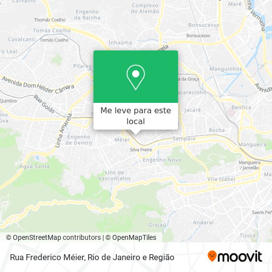 Rua Frederico Méier mapa