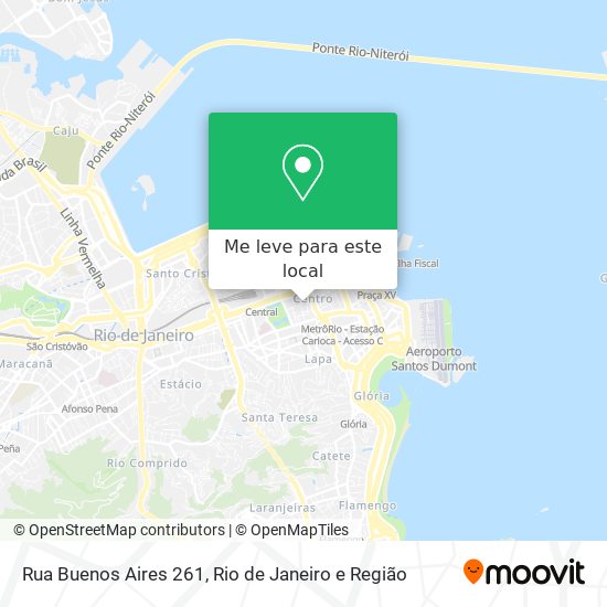 Rua Buenos Aires 261 mapa