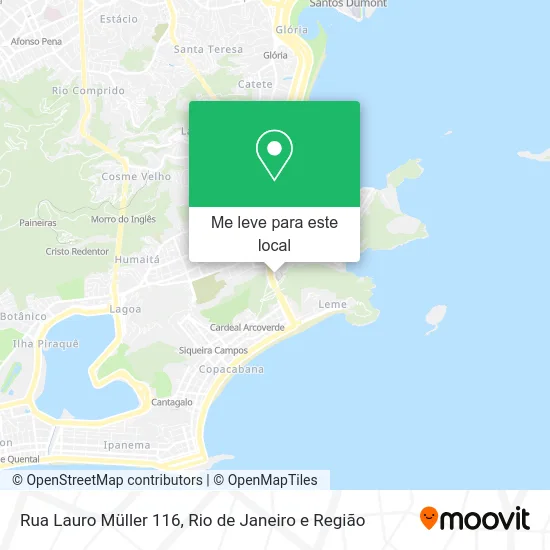 Rua Lauro Müller 116 mapa