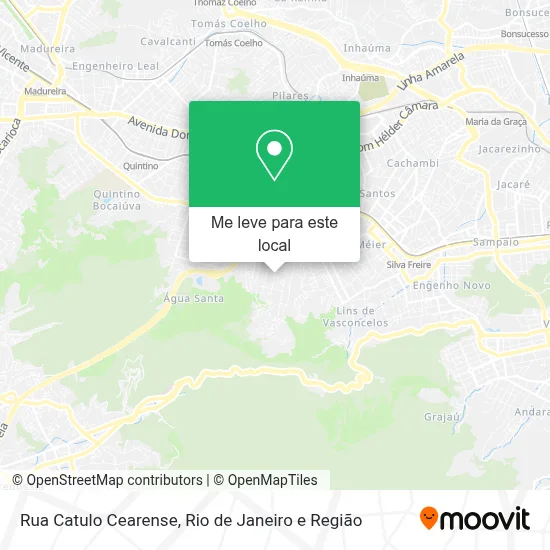 Rua Catulo Cearense mapa