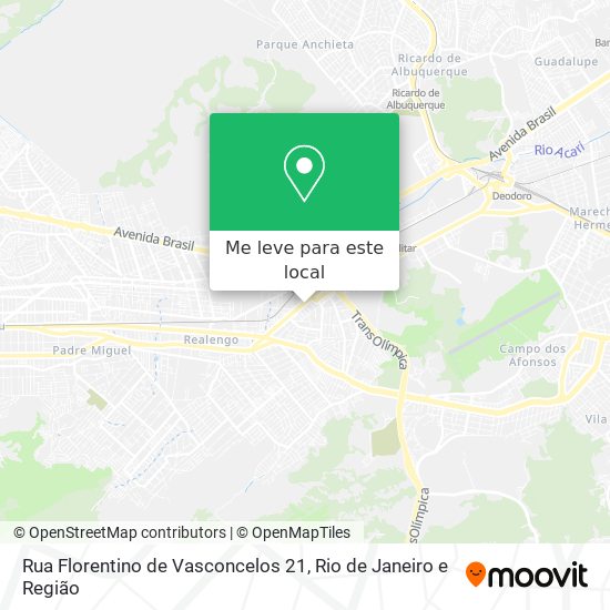 Rua Florentino de Vasconcelos 21 mapa