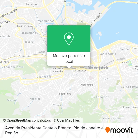 Avenida Presidente Castelo Branco mapa