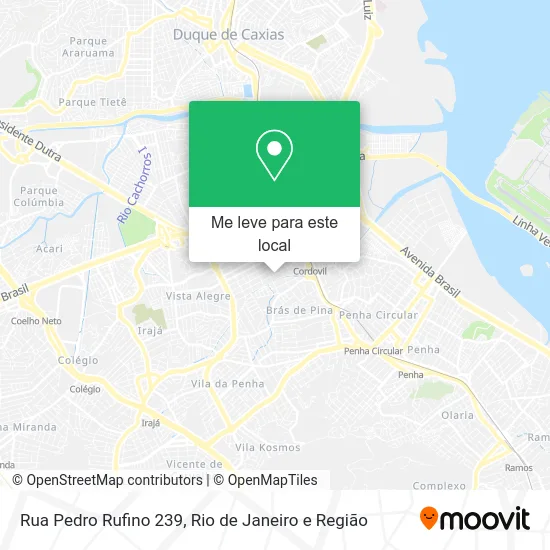 Rua Pedro Rufino 239 mapa