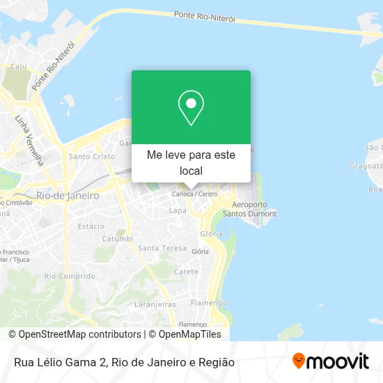 Rua Lélio Gama 2 mapa