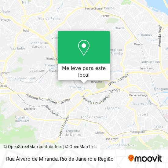 Rua Álvaro de Miranda mapa