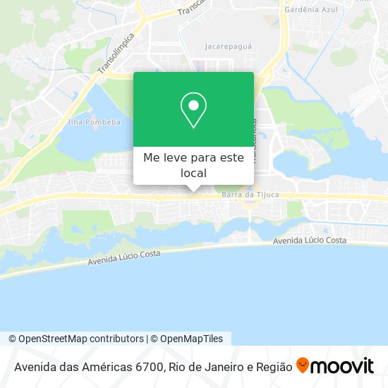 Avenida das Américas 6700 mapa