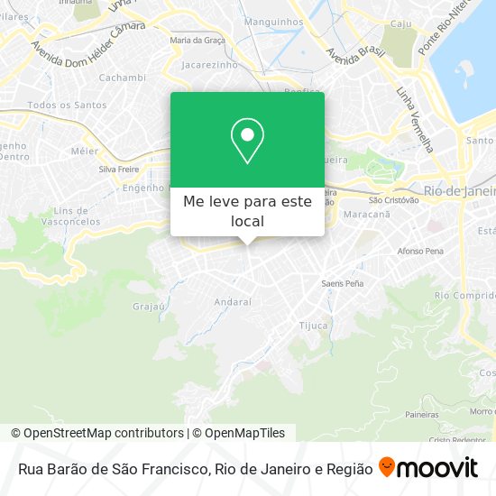 Rua Barão de São Francisco mapa