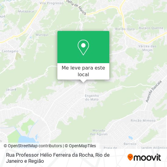 Rua Professor Hélio Ferreira da Rocha mapa