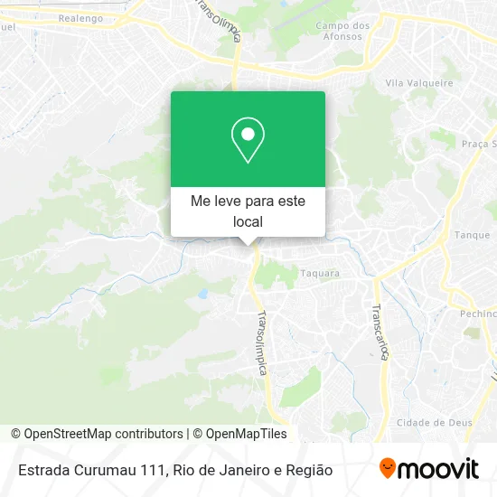 Estrada Curumau 111 mapa