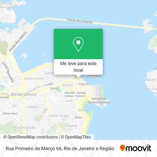 Rua Primeiro de Março 66 mapa