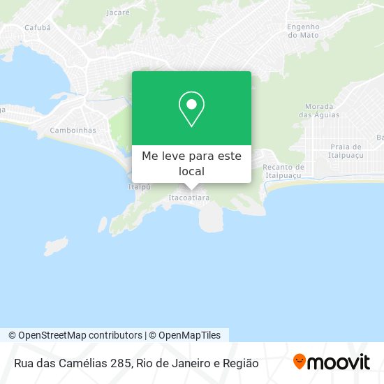 Rua das Camélias 285 mapa