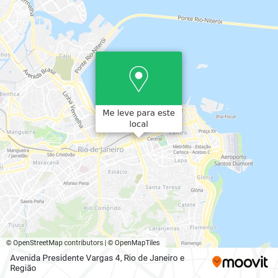 Avenida Presidente Vargas 4 mapa