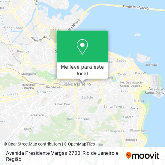 Avenida Presidente Vargas 2700 mapa