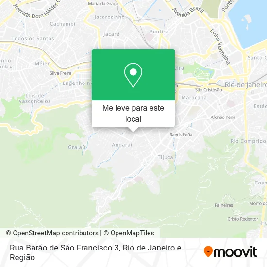 Rua Barão de São Francisco 3 mapa