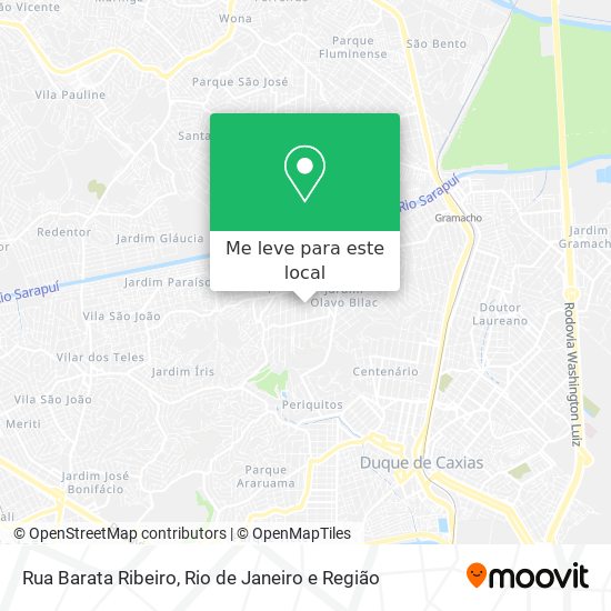 Rua Barata Ribeiro mapa