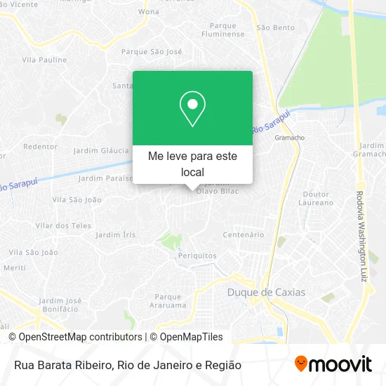 Rua Barata Ribeiro mapa