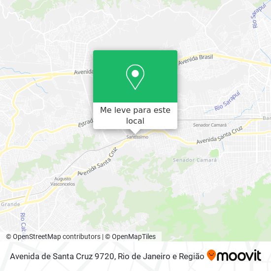 Avenida de Santa Cruz 9720 mapa