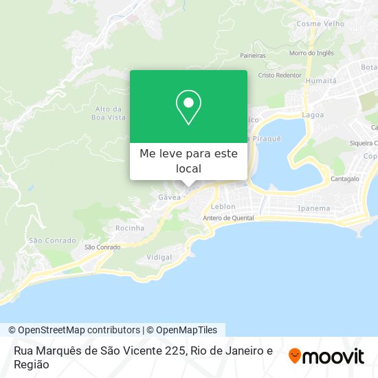 Rua Marquês de São Vicente 225 mapa
