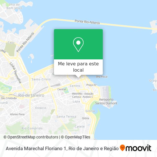 Avenida Marechal Floriano 1 mapa