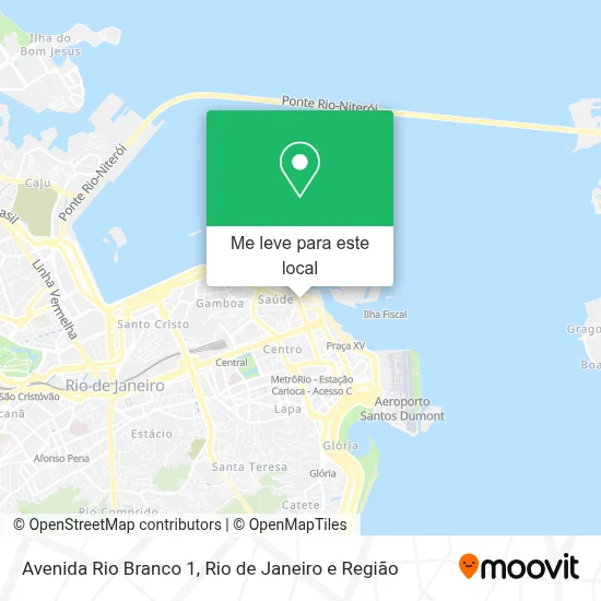 Avenida Rio Branco 1 mapa
