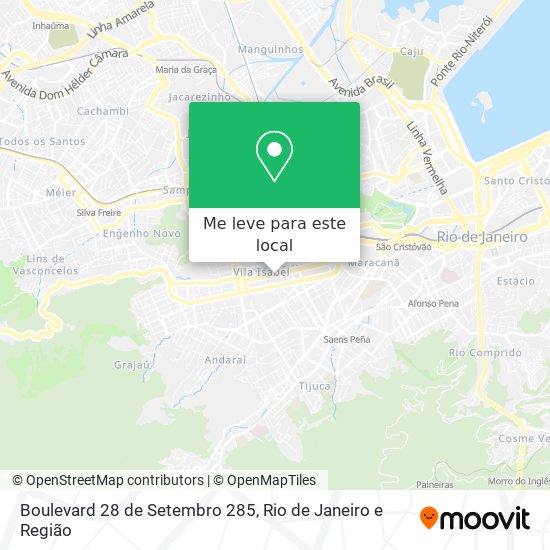 Boulevard 28 de Setembro 285 mapa