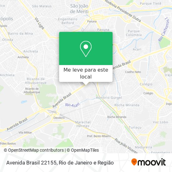 Avenida Brasil 22155 mapa