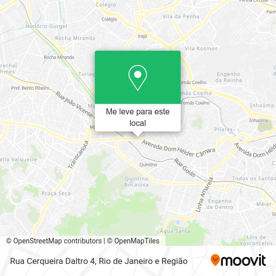 Rua Cerqueira Daltro 4 mapa