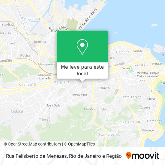 Rua Felisberto de Menezes mapa