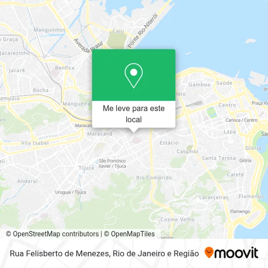Rua Felisberto de Menezes mapa