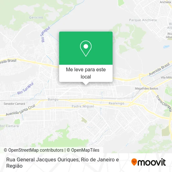 Rua General Jacques Ouriques mapa