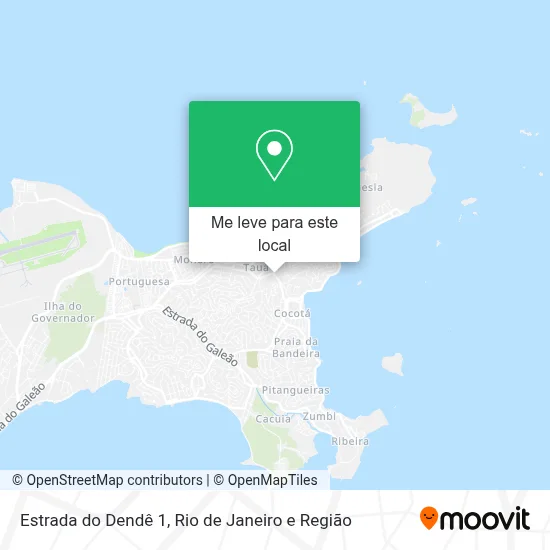 Estrada do Dendê 1 mapa