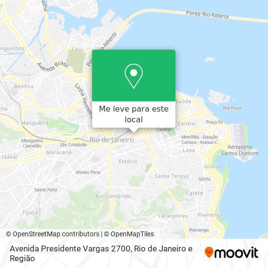 Avenida Presidente Vargas 2700 mapa