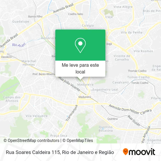 Rua Soares Caldeira 115 mapa