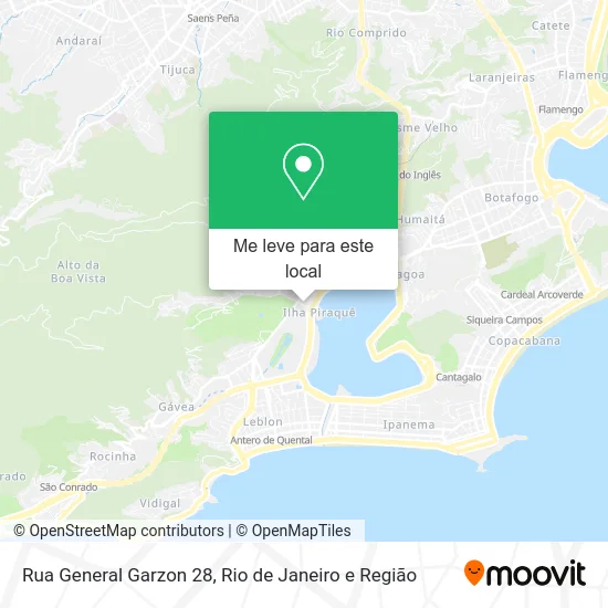 Rua General Garzon 28 mapa