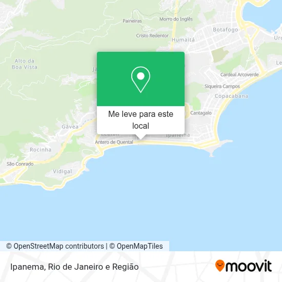 Ipanema mapa