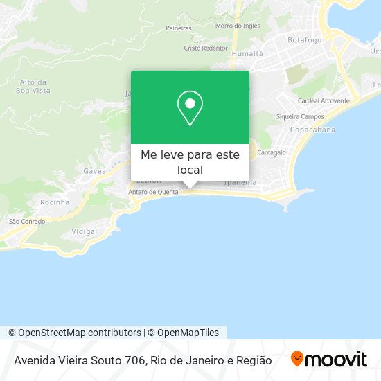 Avenida Vieira Souto 706 mapa