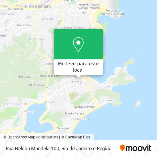 Rua Nelson Mandela 100 mapa