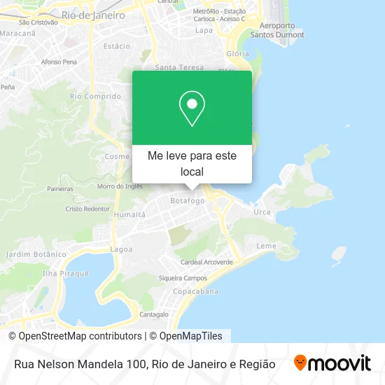 Rua Nelson Mandela 100 mapa