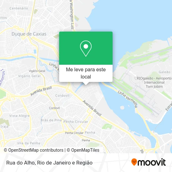 Rua do Alho mapa
