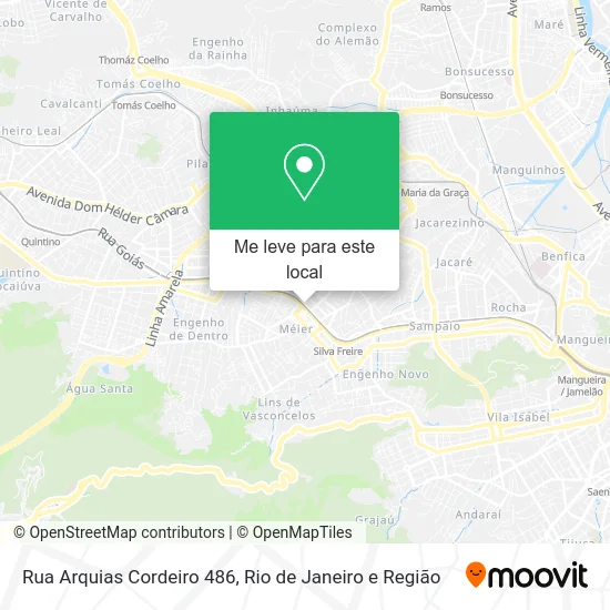 Rua Arquias Cordeiro 486 mapa