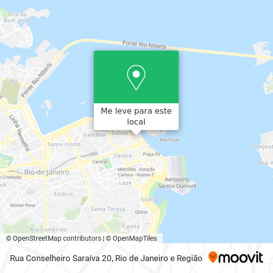 Rua Conselheiro Saraíva 20 mapa