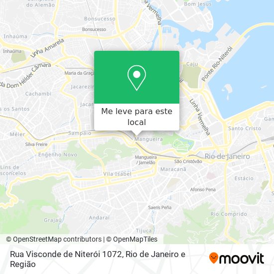 Rua Visconde de Niterói 1072 mapa