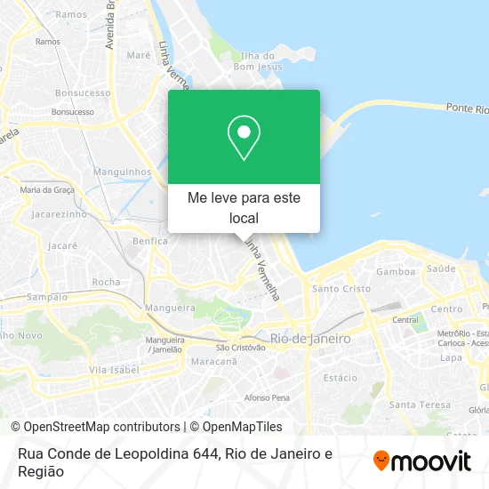 Rua Conde de Leopoldina 644 mapa